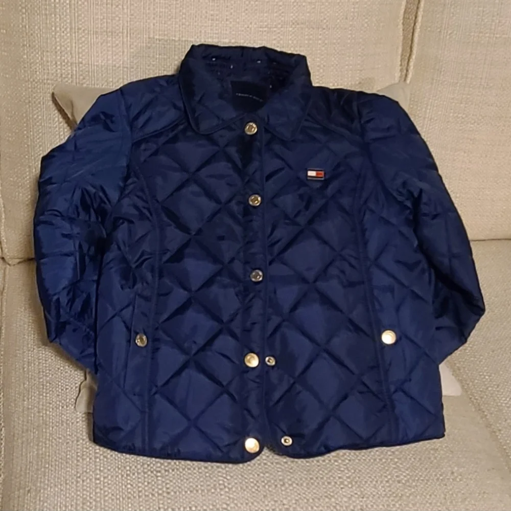 Tommy Hilfiger girls quilted jacket - Picture 2 of 5